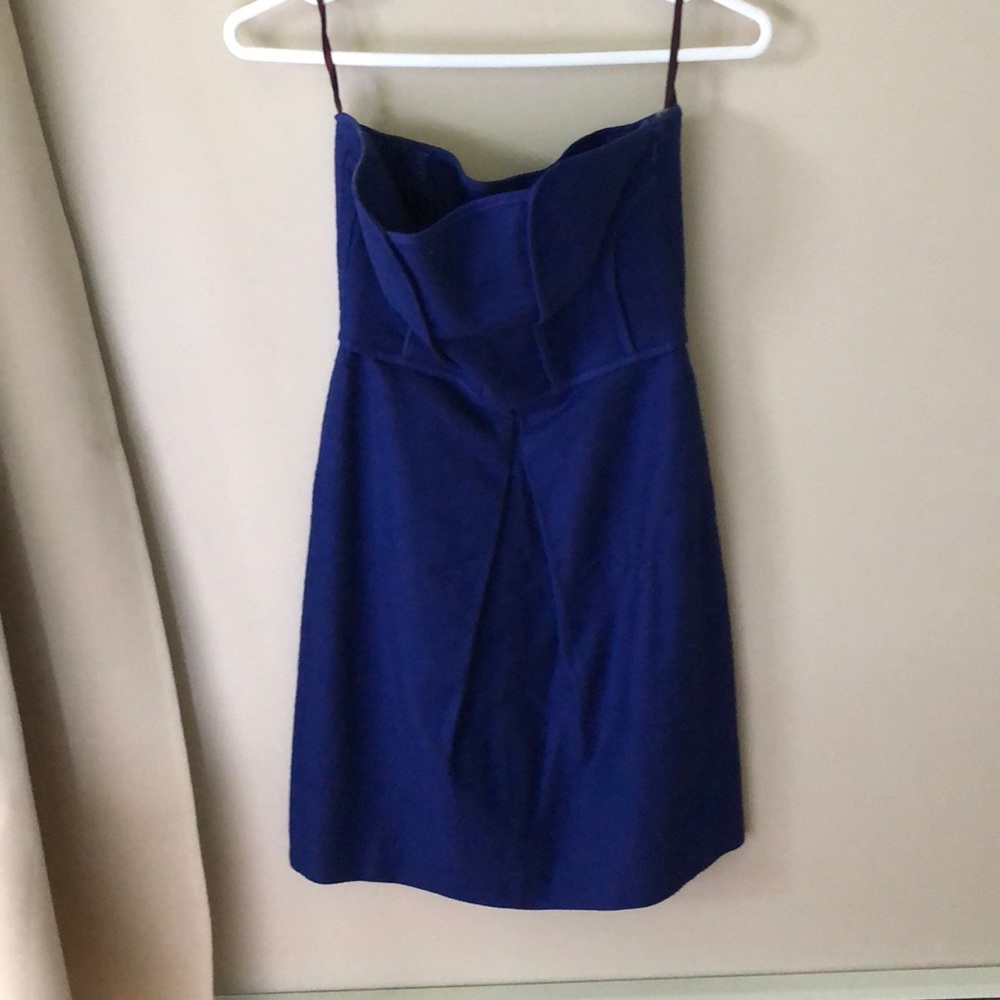 Royal blue strapped dress - Picture 3 of 4